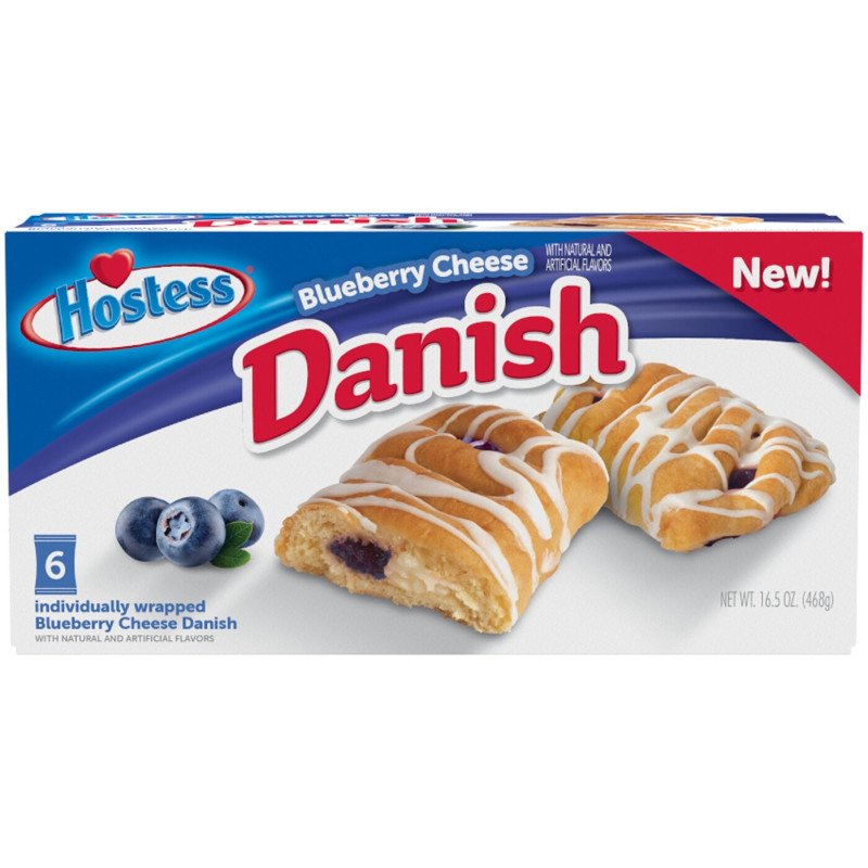 HOSTESS DANISH BLUEBERRY CHEESE