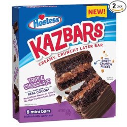 HOSTESS KAZBARS TRIPLE CHOCOLATE