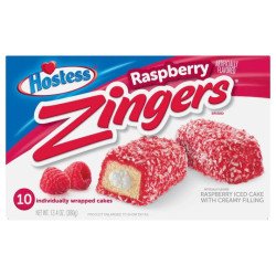 HOSTESS ZINGERS RASPBERRY