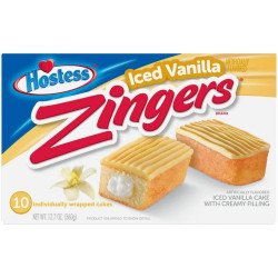 HOSTESS ZINGERS VANILLA