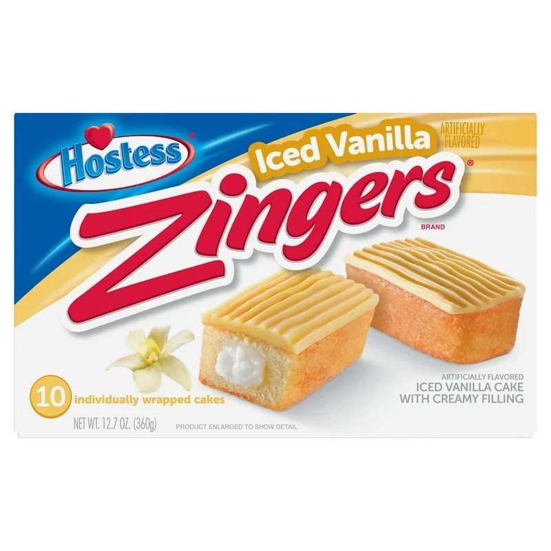 HOSTESS ZINGERS VANILLA