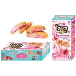 LAVA BITES COOKIES STRAWBERRY JAPON