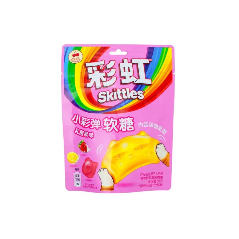 SKITTLES FUDGE LACTIC ACID FRUIT
