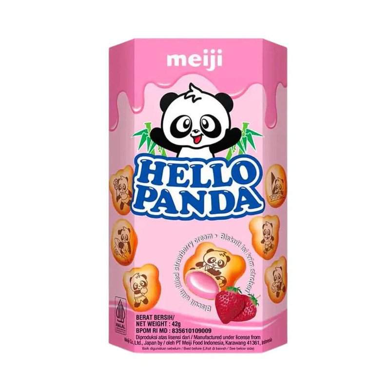 MEIJI HELLO PANDA STRAWBERRY