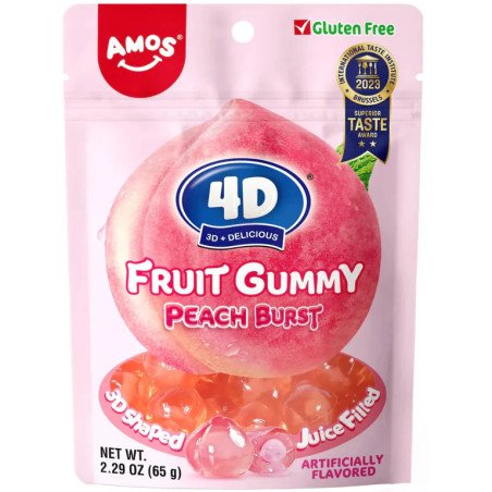 AMOS 4D GUMMY PEACH