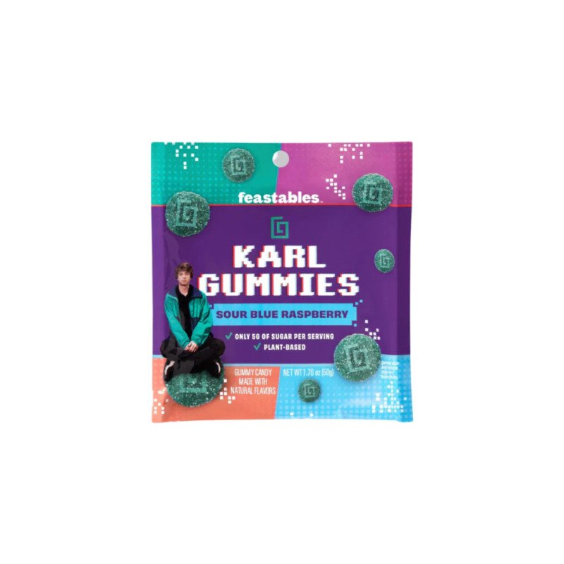 FEASTABLE KARL GUMMIES RASPBERRY